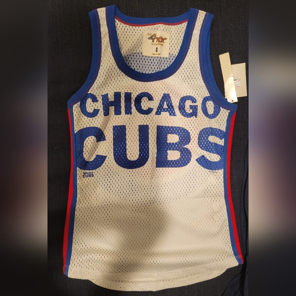 4Hers Chicago Cubs Mesh Tank Top